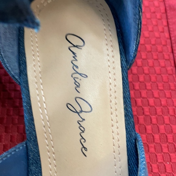 Blue multi color canvas sanders - Picture 5 of 5